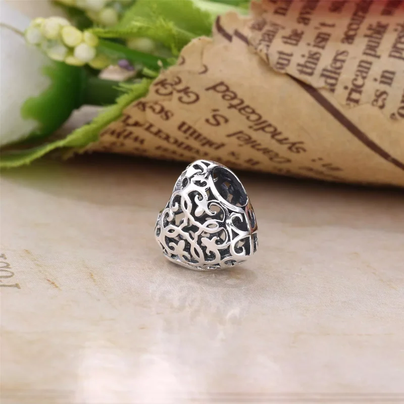 (resim) Pandora Kafes İşi kalp Charm - PS0015-1 - Görüntüle 3