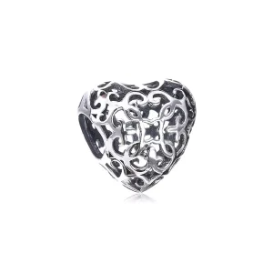 (resim) Pandora Kafes İşi kalp Charm - PS0015-1