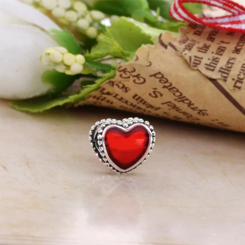 (resim) Pandora Kırmızı Kalp Charm - PD0033-1 - Görüntüle 2