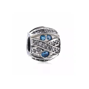 (resim) Pandora mavi taş Charm - PX00168-1