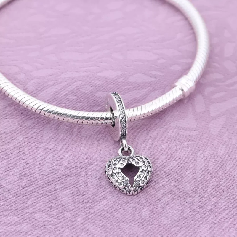 (resim) Pandora Melek kanatları Sallantılı Charm - PJ0054-1B - Görüntüle 4