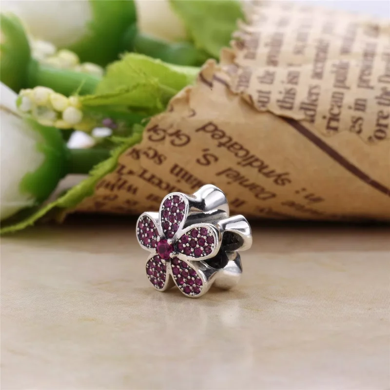 (resim) Pandora Mor Göz Kamaştırıcı Papatya Charm - 791480CZA - Görüntüle 3