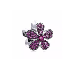(resim) Pandora Mor Göz Kamaştırıcı Papatya Charm - 791480CZA