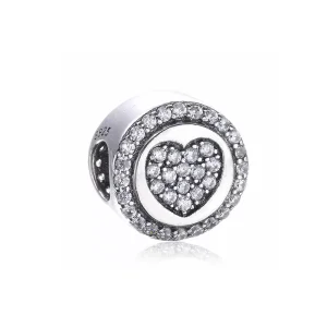 (resim) Pandora Pırıl pırıl Kalp Charm - PX00242-1B