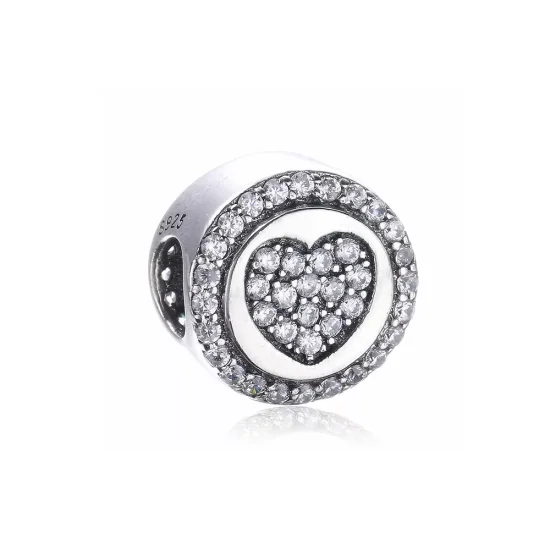 (resim) Pandora Pırıl pırıl Kalp Charm - PX00242-1B