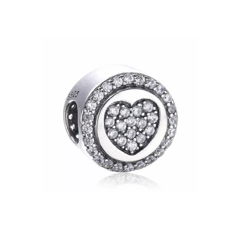 (resim) Pandora Pırıl pırıl Kalp Charm - PX00242-1B