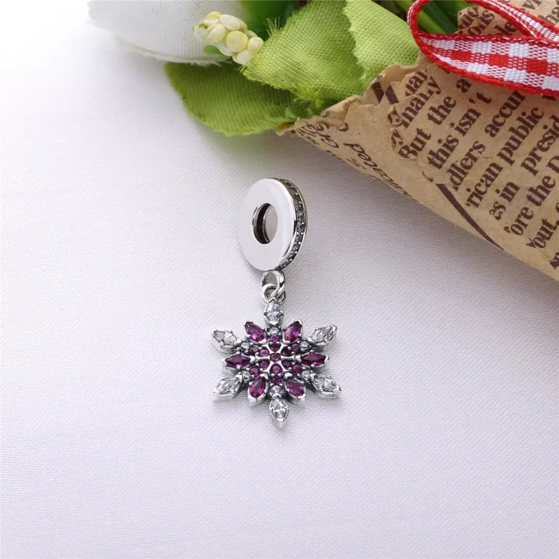 (resim) Pandora Sallantili charm, Kristal Kar Tanesi - 791761NBLMX - Görüntüle 3