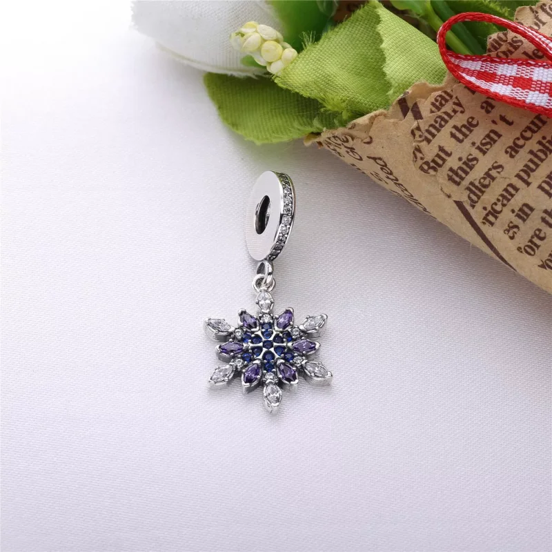 (resim) Pandora Sallantili charm, Kristal Kar Tanesi - 791761NBLMX - Görüntüle 4