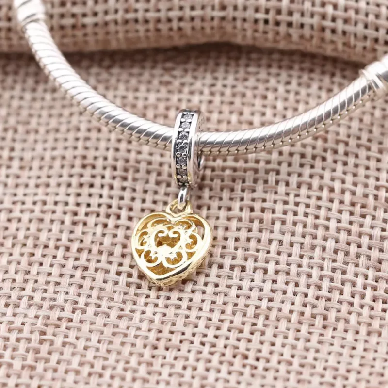 (resim) Pandora Sallantili charm, Mükemmel Kalp - 791742CZ - Görüntüle 2