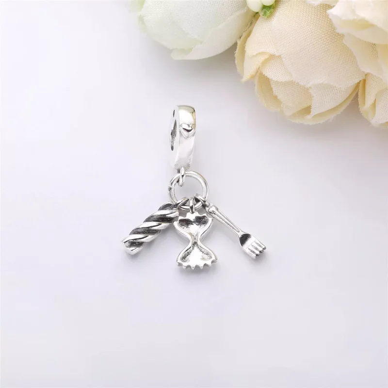 (resim) Pandora Sallantili charm, Pasta silver dangle - 797435 - Görüntüle 2