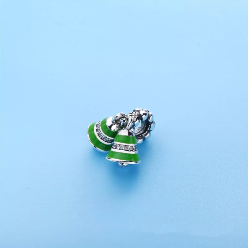 (resim) Pandora yeşil çanlar Sallantılı Charm - 791230A - Görüntüle 3