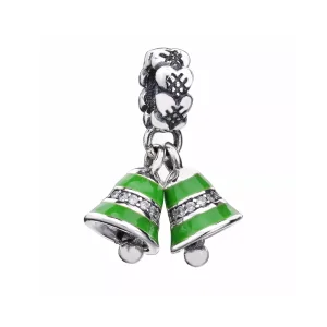 (resim) Pandora yeşil çanlar Sallantılı Charm - 791230A