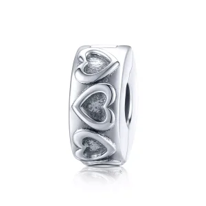 (resim) Pandora tarzı Vintage Rölyef Klips - SCC1557