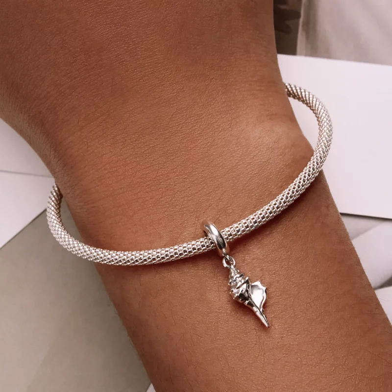 (resim) Pandora Stil Gümüş Deniz Kabuğu Asma - SCC2235 - Görüntüle 6