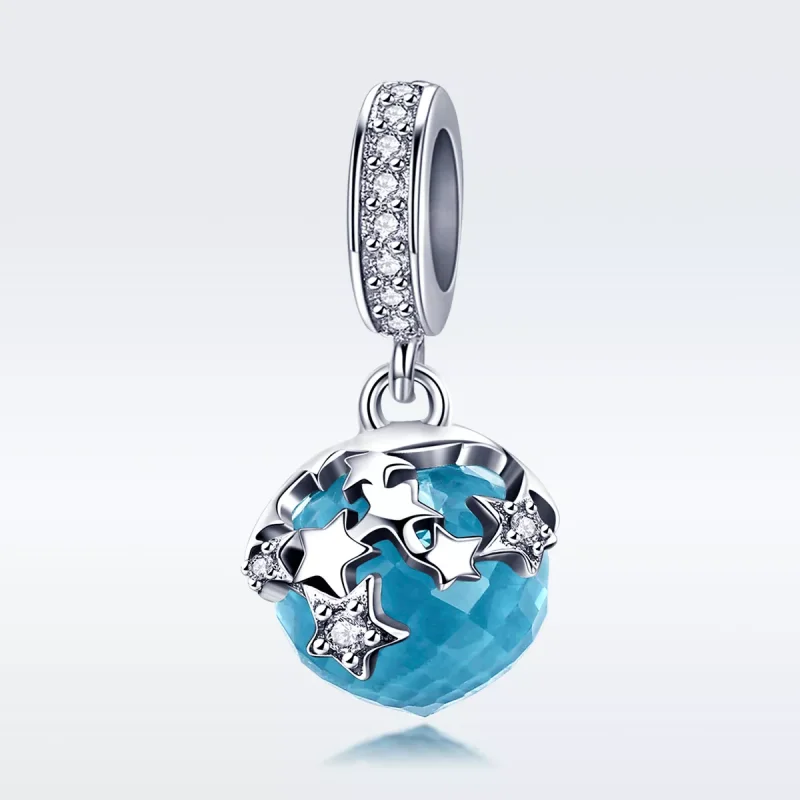 (resim) Pandora Stil Yıldızlı Asılı Küpe - BSC029 - Görüntüle 6