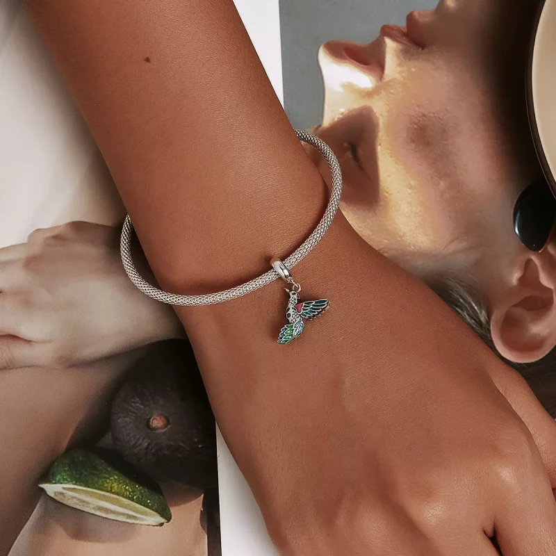 (resim) Pandora Stili Cennetkuşu Asılı Süs - SCC2126 - Görüntüle 5