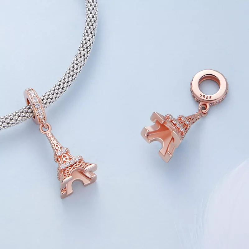 (resim) Pandora Stili Eiffel Kulesi Askı - BSC640 - Görüntüle 4
