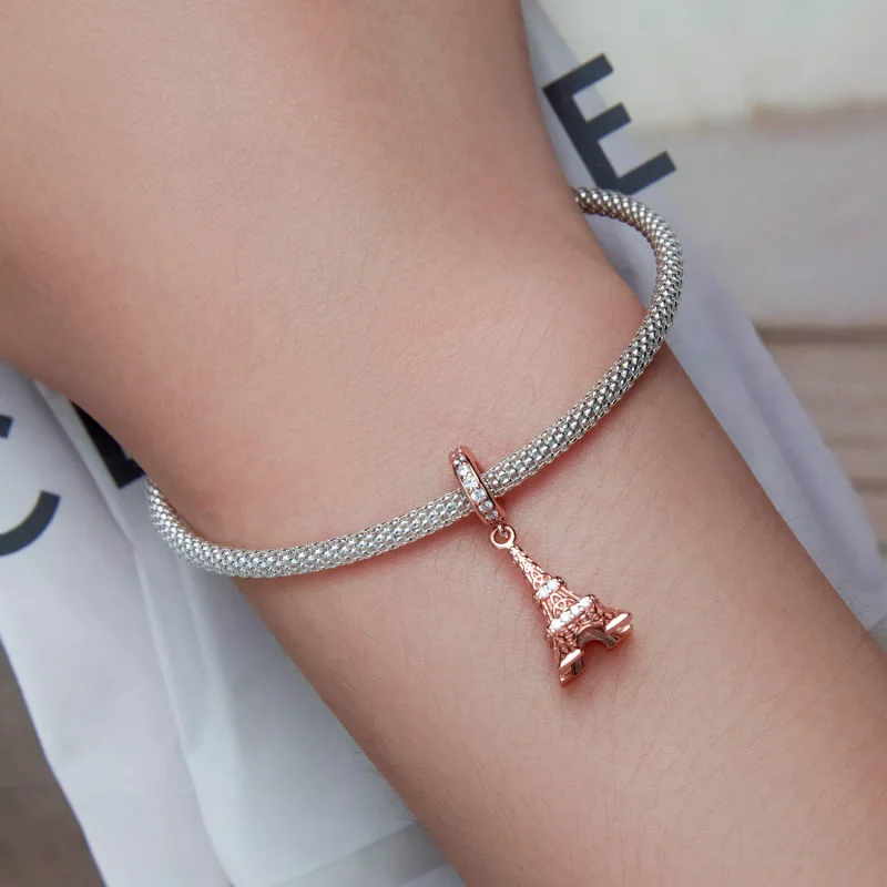 (resim) Pandora Stili Eiffel Kulesi Askı - BSC640 - Görüntüle 5