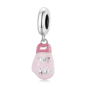 (resim) Pandora Stili Pembe Boks Eldiveni Asma - SCC2148