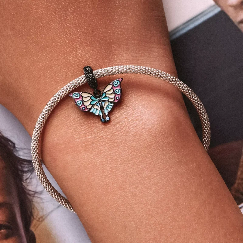 (resim) Pandora Stili Sanatsal Kelebek Askı - SCC2240 - Görüntüle 6