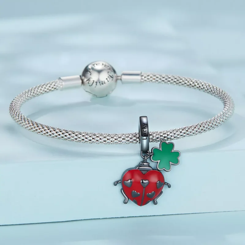 (resim) Pandora Stili Uğur Böceği Asılı - SCC2411 - Görüntüle 3