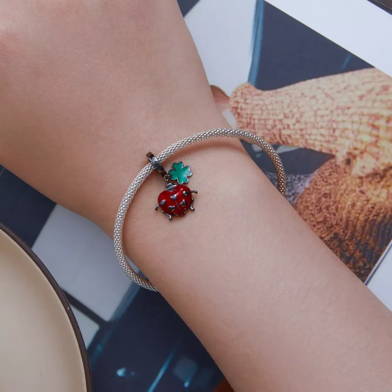 (resim) Pandora Stili Uğur Böceği Asılı - SCC2411 - Görüntüle 5