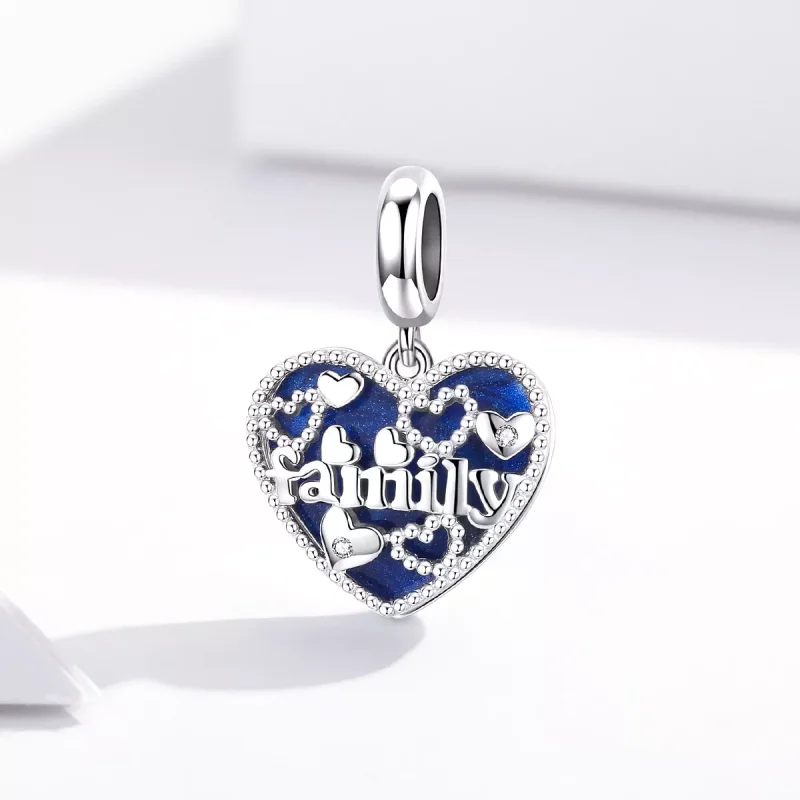 (resim) Pandora tarzı aile mektupları Sallantılı Charm - BSC293 - Görüntüle 3