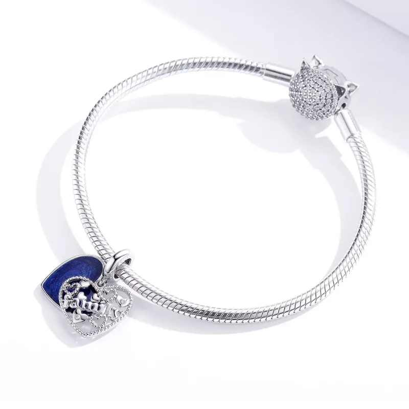 (resim) Pandora tarzı aile mektupları Sallantılı Charm - BSC293 - Görüntüle 4