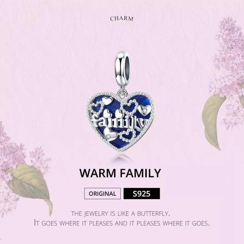 (resim) Pandora tarzı aile mektupları Sallantılı Charm - BSC293 - Görüntüle 6