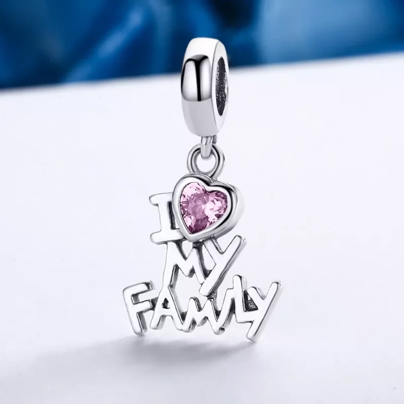 (resim) Pandora tarzı Ailemi seviyorum Sallantılı Charm - SCC251 - Görüntüle 4