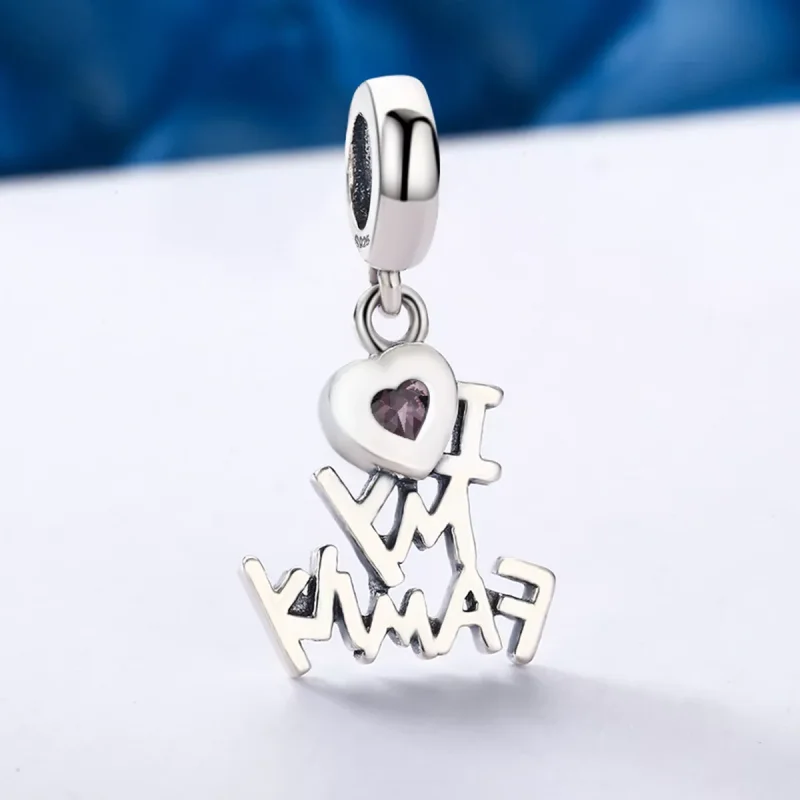 (resim) Pandora tarzı Ailemi seviyorum Sallantılı Charm - SCC251 - Görüntüle 5