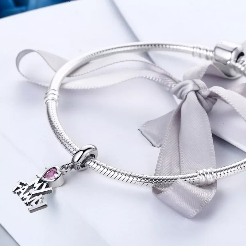 (resim) Pandora tarzı Ailemi seviyorum Sallantılı Charm - SCC251 - Görüntüle 6