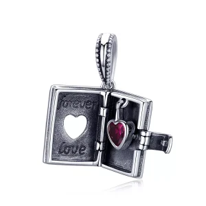 (resim) Pandora tarzı Aşk mektubu Sallantılı Charm - SCC980
