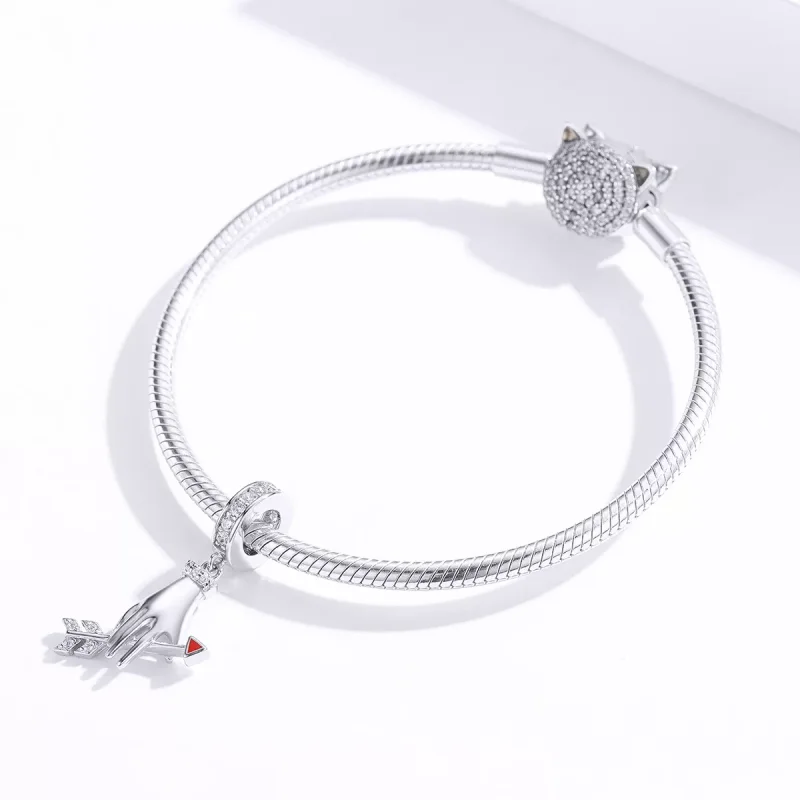 (resim) Pandora tarzı aşk oku Sallantılı Charm - SCC1375 - Görüntüle 2