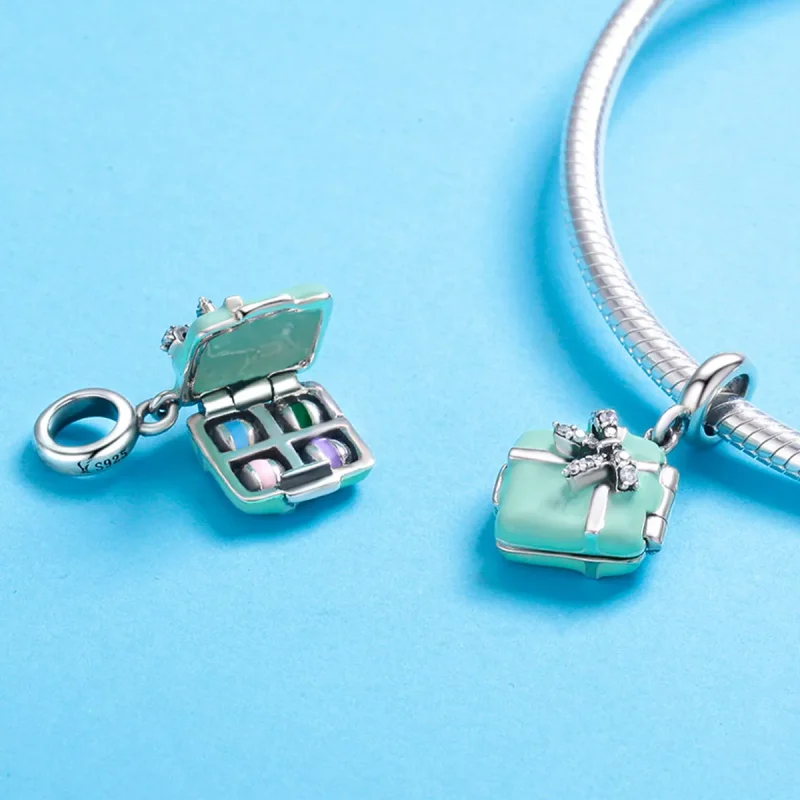 (resim) Pandora tarzı Aşkın Sürprizi Sallantılı Charm - SCC663 - Görüntüle 6