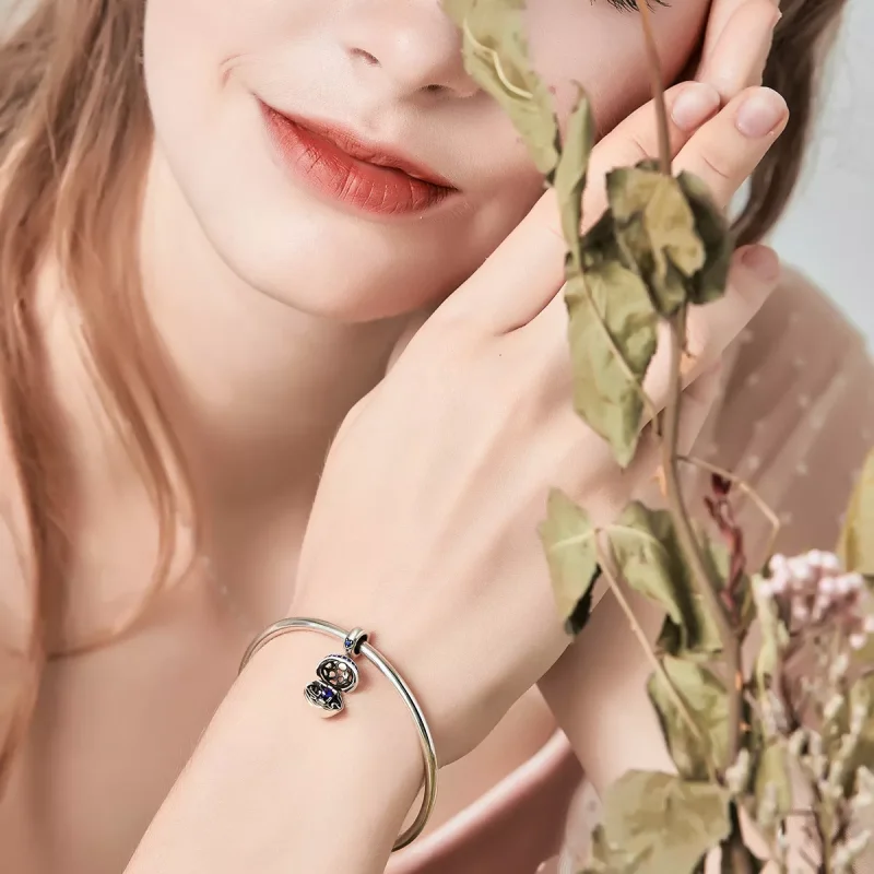 (resim) Pandora tarzı Aşkın Sürprizi Sallantılı Charm - SCC689 - Görüntüle 4