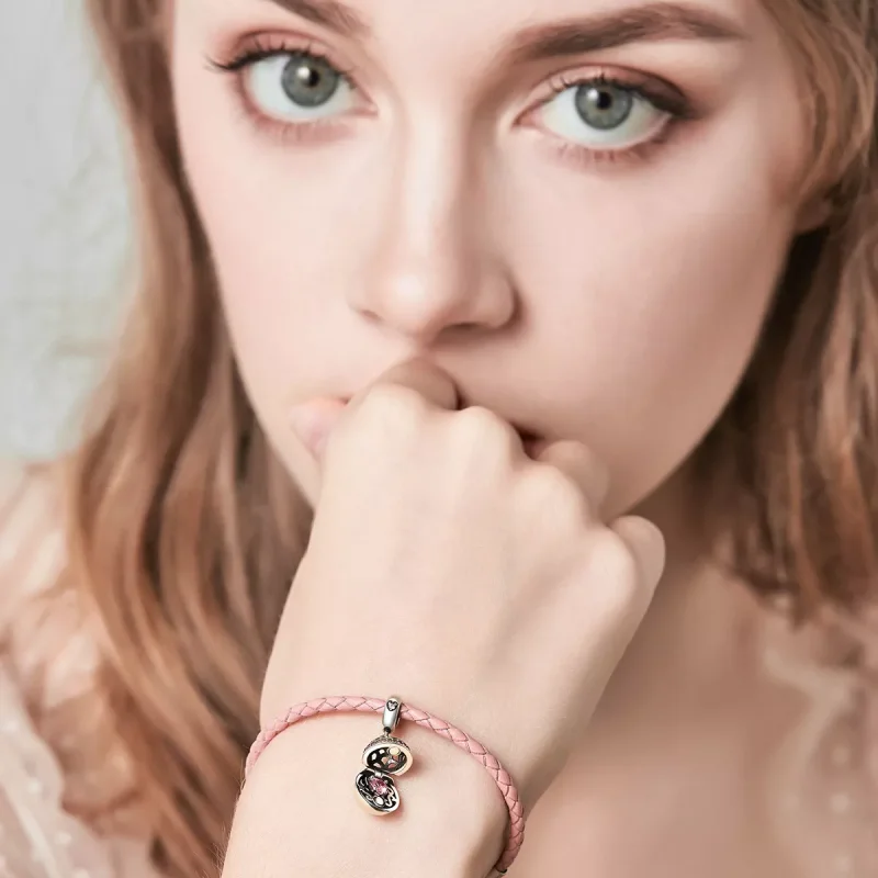 (resim) Pandora tarzı Aşkın Sürprizi Sallantılı Charm - SCC689 - Görüntüle 6