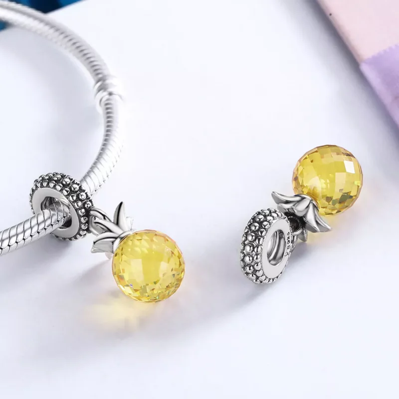 (resim) Pandora tarzı Ananas Sallantılı Charm - SCC150 - Görüntüle 5