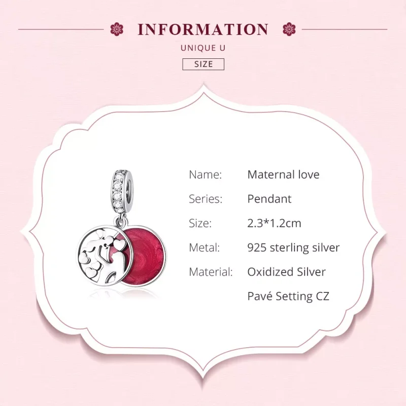 (resim) Pandora tarzı Anne sevgisi Sallantılı Charm - SCC1460 - Görüntüle 6
