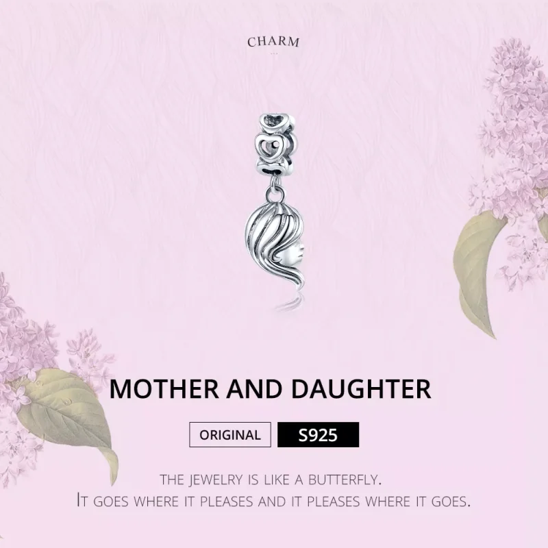 (resim) Pandora tarzı Anne ve kızı Sallantılı Charm - BSC275 - Görüntüle 6