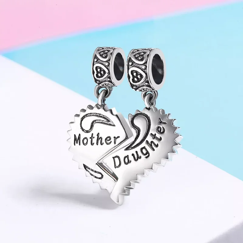 (resim) Pandora tarzı Anne ve kızı Sallantılı Charm - SCC427 - Görüntüle 3