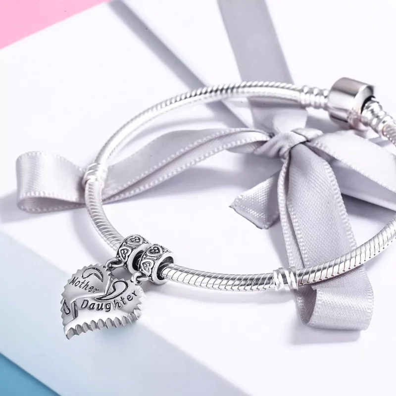 (resim) Pandora tarzı Anne ve kızı Sallantılı Charm - SCC427 - Görüntüle 4