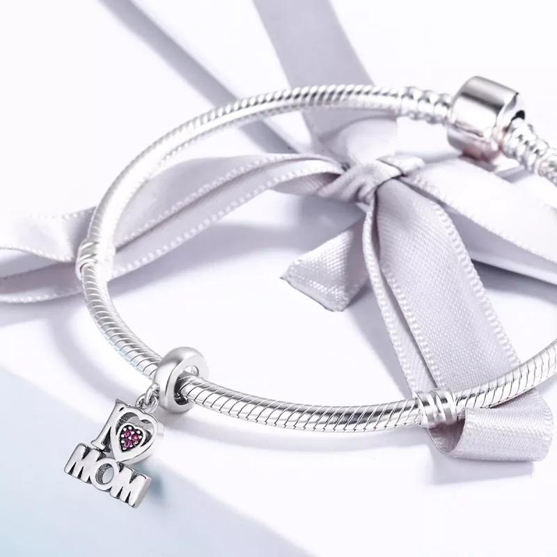 (resim) Pandora tarzı Annemi Seviyorum Sallantılı Charm - SCC420 - Görüntüle 5