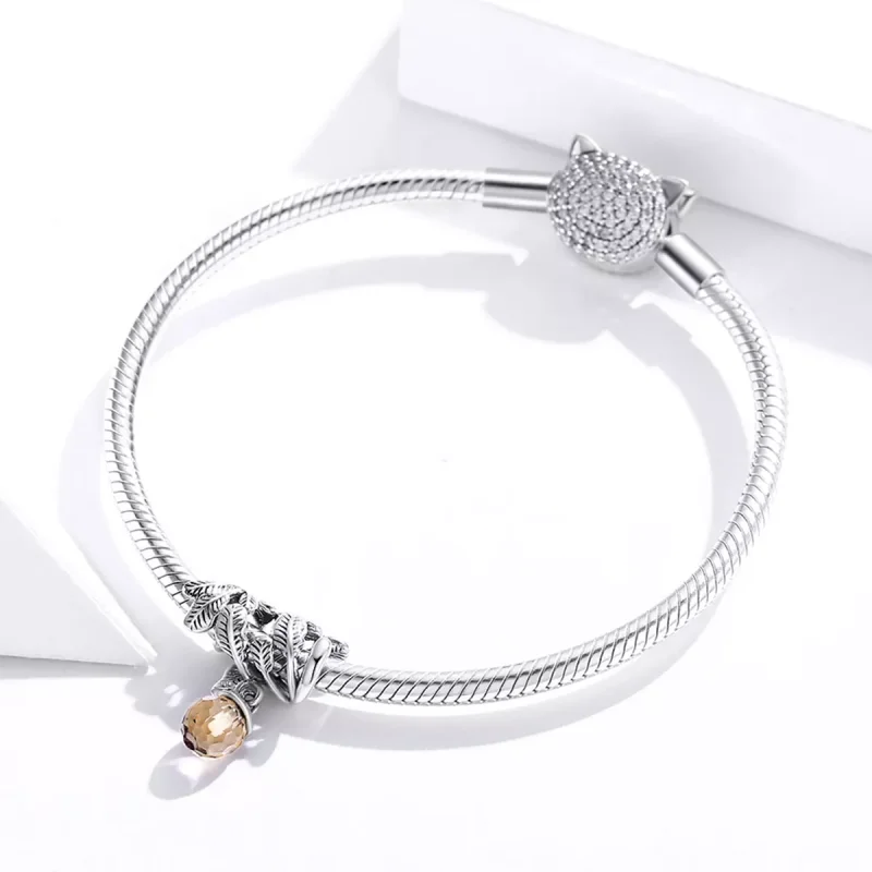 (resim) Pandora tarzı Şanslı Çam Kozalağı Sallantılı Charm - BSC336 - Görüntüle 3