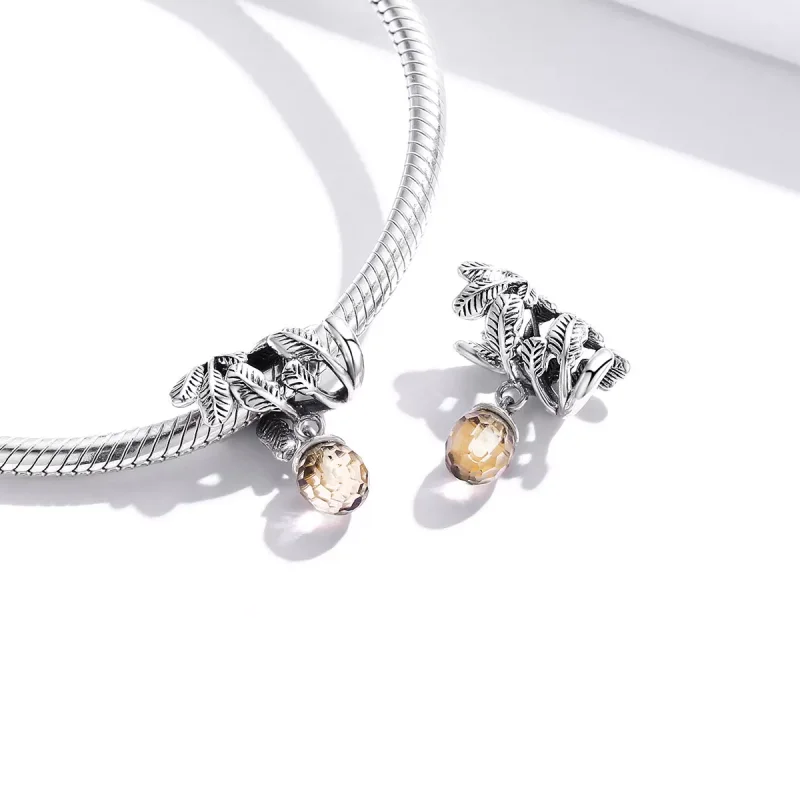 (resim) Pandora tarzı Şanslı Çam Kozalağı Sallantılı Charm - BSC336 - Görüntüle 4