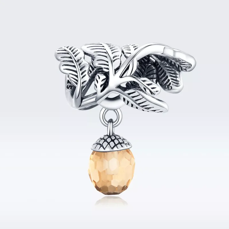 (resim) Pandora tarzı Şanslı Çam Kozalağı Sallantılı Charm - BSC336 - Görüntüle 5