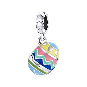 (resim) Pandora tarzı Şanslı Yumurtalar Sallantılı Charm - SCC1753