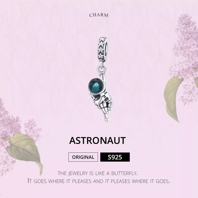 (resim) Pandora tarzı Astronot Sallantılı Charm - BSC202 - Görüntüle 6