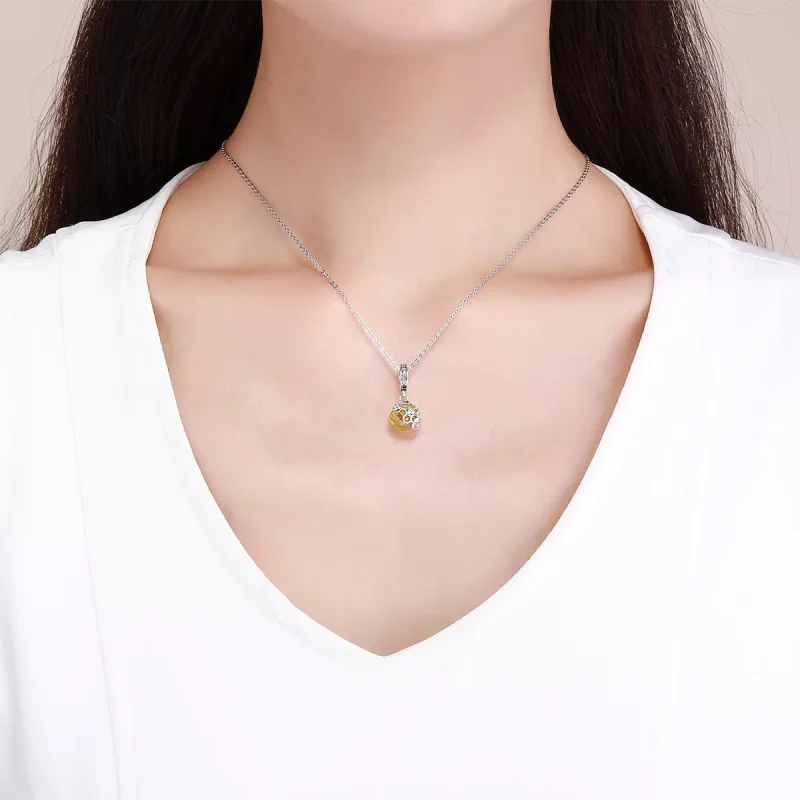 (resim) Pandora tarzı Bal peteği Sallantılı Charm - SCC879 - Görüntüle 5