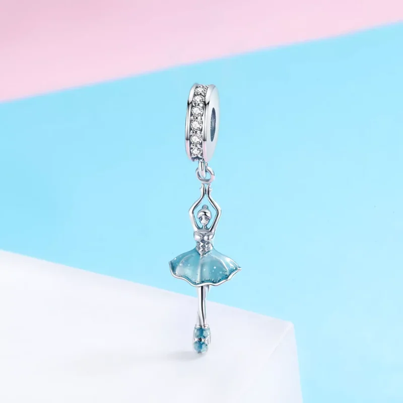 (resim) Pandora tarzı Balerin Sallantılı Charm - SCC514 - Görüntüle 3